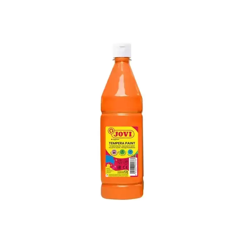 51106 JOVI TÉMPERA LÍQUIDA PAINT NARANJA BOTELLA 1000ML
