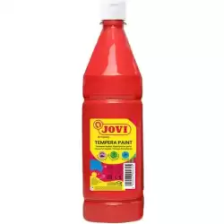 51107 JOVI TÉMPERA LÍQUIDA PAINT BERMELLÓN BOTELLA 1000ML