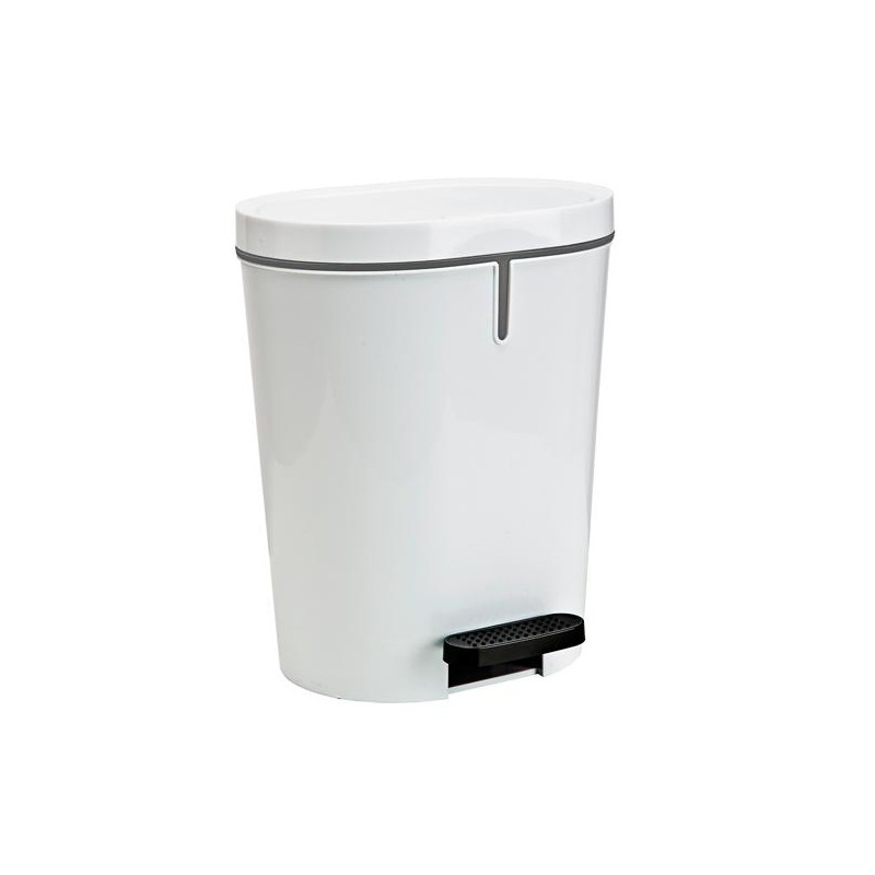 24200 DENOX PAPELERA CON PEDAL 25L BLANCA