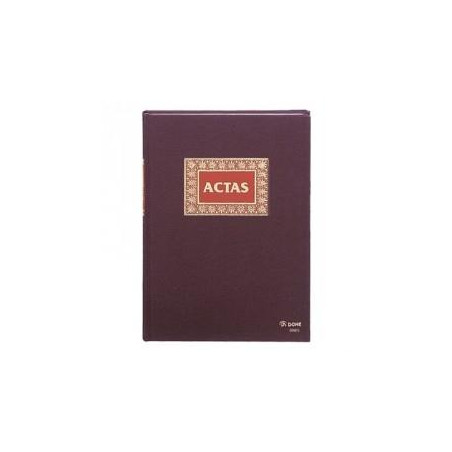 09921 DOHE LIBRO DE ACTAS FOLIO NATURAL 50 HOJAS