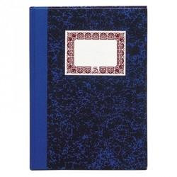 09950 DOHE CUADERNO CARTONÉ 100H FOLIO NATURAL 70GR RAYADO HORIZONTAL AZUL