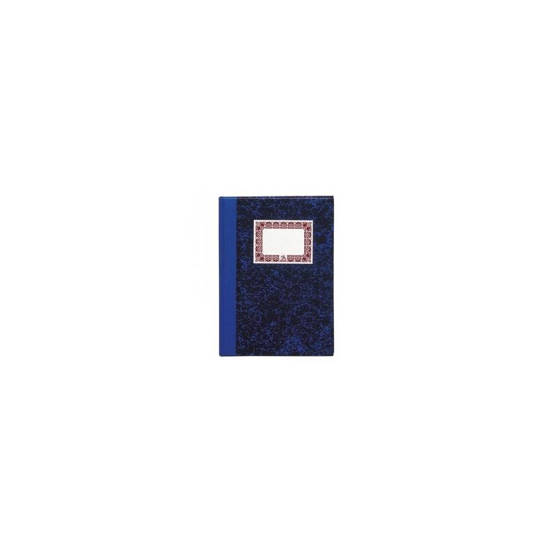 09950 DOHE CUADERNO CARTONÉ 100H FOLIO NATURAL 70GR RAYADO HORIZONTAL AZUL