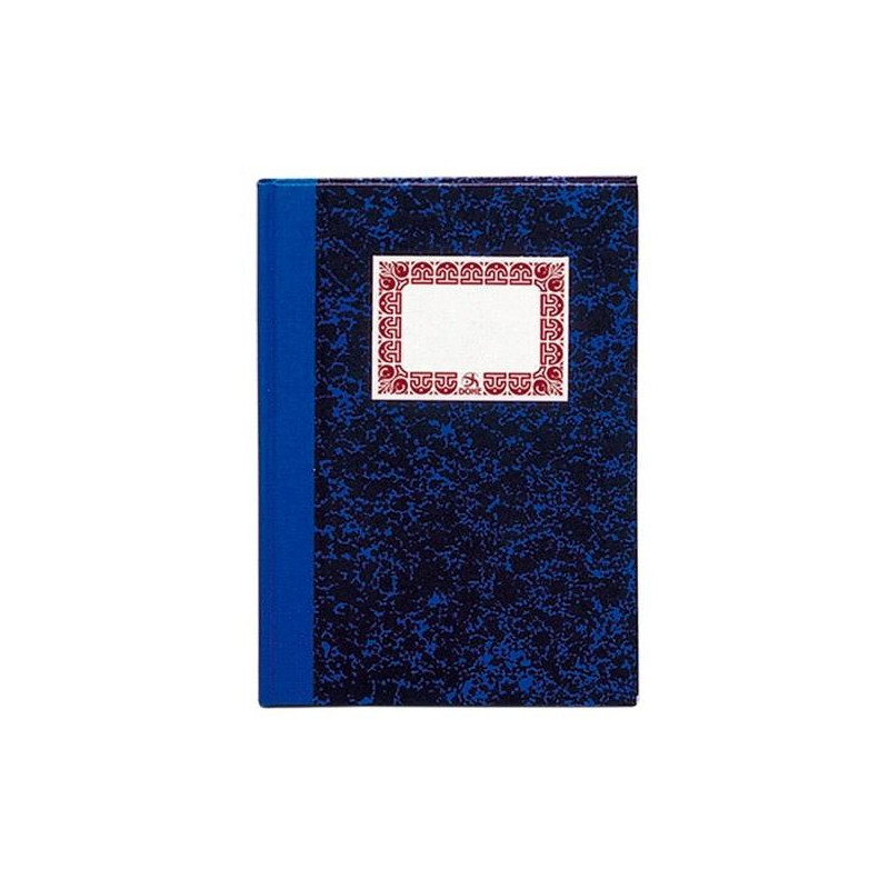 09981 DOHE CUADERNO CARTONÉ ÍNDICE 80H CUARTO NATURAL RAYADO HORIZONTAL 70GR AZUL