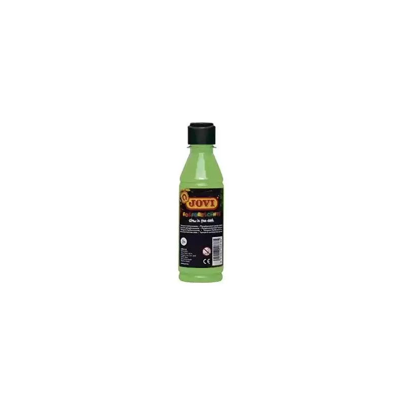 51917 JOVI TÉMPERA FOSFORESCENTE VERDE BOTELLA DE 250ML