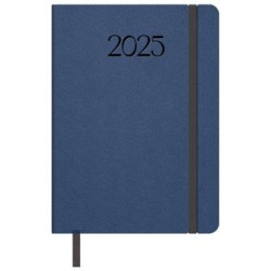 12866-2025 DOHE AGENDA ANUAL MANHATTAN 14X20CM D/P AZUL OSCURO 2025