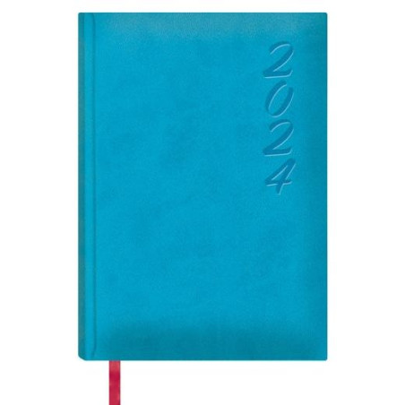 12882-2025 DOHE AGENDA ANUAL SAMBA 15X21CM D/P AZUL TURQUESA 2025