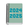 51765 DOHE AGENDA ESCOLAR A6 ESPIRAL DP MEMORY BASIC CUBIERTA PP VERDE 2024-2025