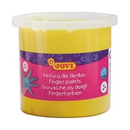 56003 JOVI ESTUCHE 5 BOTES PINTURA DE DEDOS 125ML AMARILLO