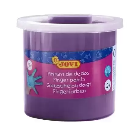 56023 JOVI ESTUCHE 5 BOTES PINTURA DE DEDOS 125ML VIOLETA