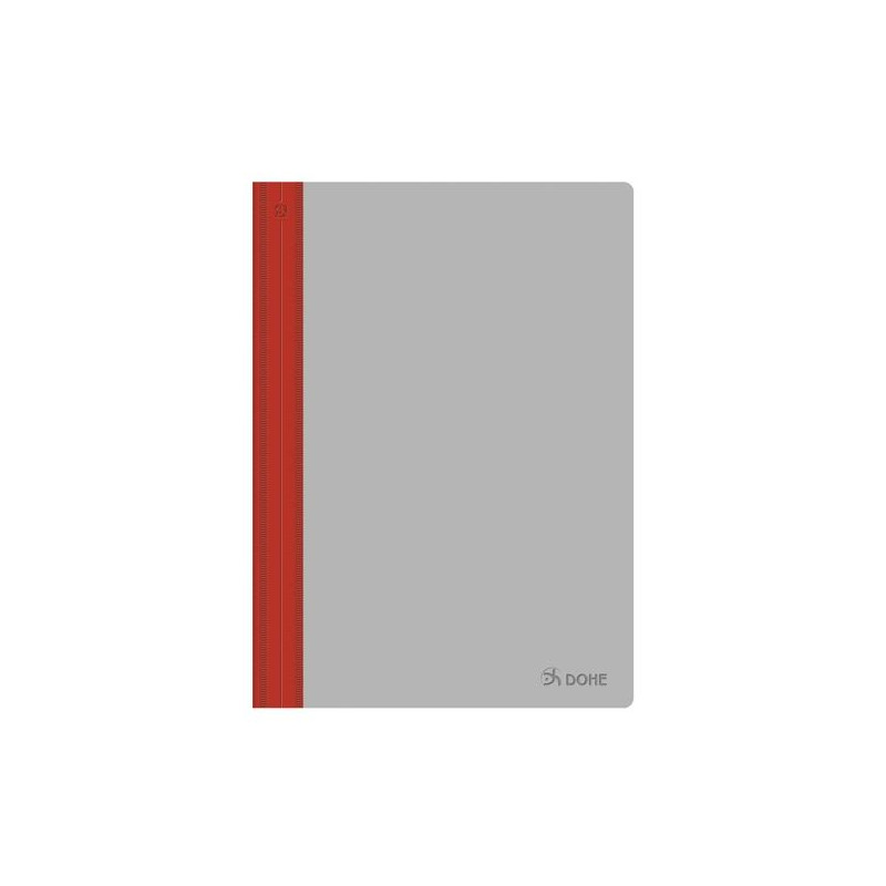 91341 DOHE DOSSIER FASTENER BASIC FOLIO ROJO -10U-