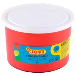 56107 JOVI PINTURA DE DEDOS FINGER PAINT BOTE 500ML UNICOLOR BERMELLÓN