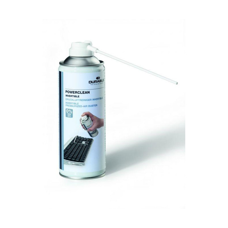 579719 DURABLE SPRAY DE AIRE A PRESIÓN INVERTIBLE 200ML