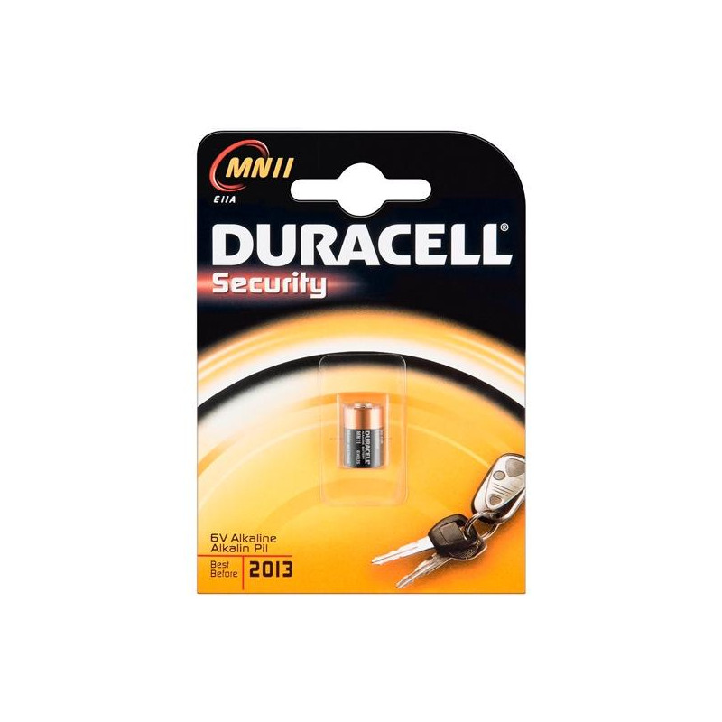 0810300.6 DURACELL SECURITY PILA ALCALINA MN11 11A 6V