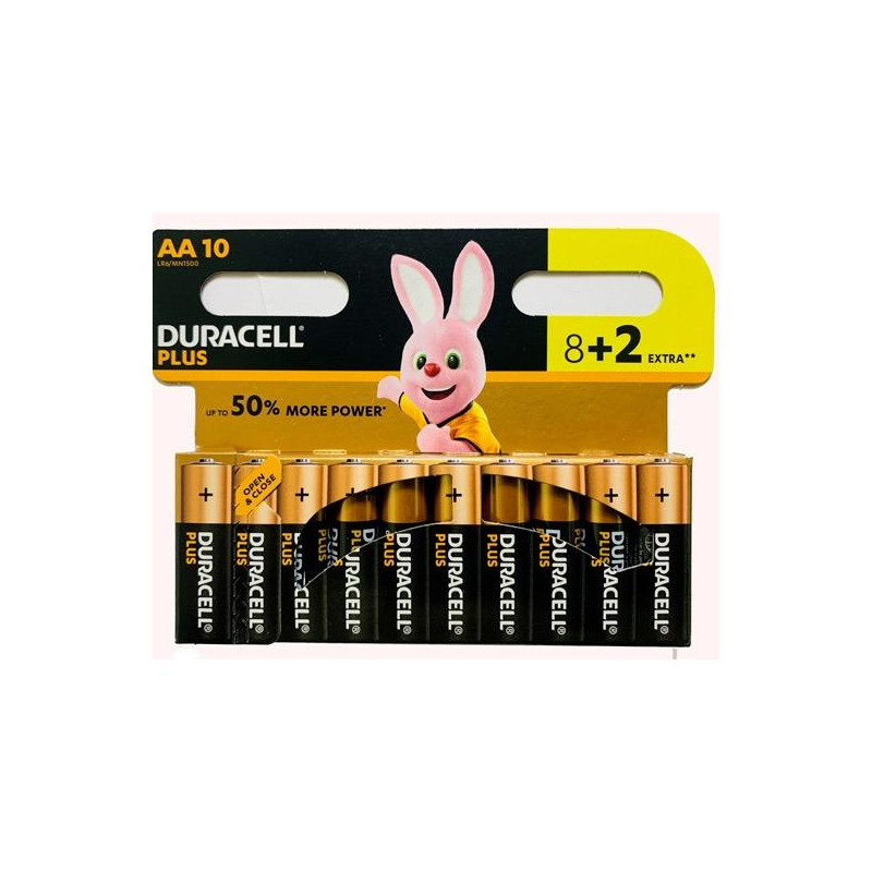 93378634OD DURACELL PILAS ALCALINAS PLUS LR06 AA 1