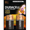 940281 DURACELL PILAS PLUS POWER L2 DLR20 ALCALINAS D 1.5V PACK-2