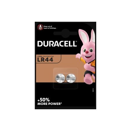 950383 DURACELL PILA ALCALINA ESPECIAL LR44 DE BOTÓN 1