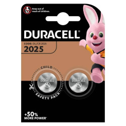 DRB20252 DURACELL PILAS PLANAS DE LITIO 3V - CR2025 BLISTER 2