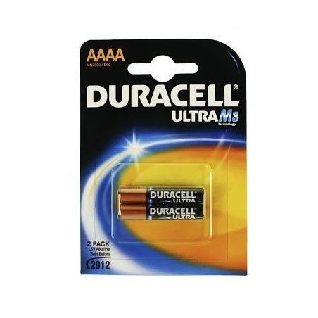 DRB25002 DURACELL PILAS ULTRA POWER AAAA MX2500 1.5V BLISTER-2