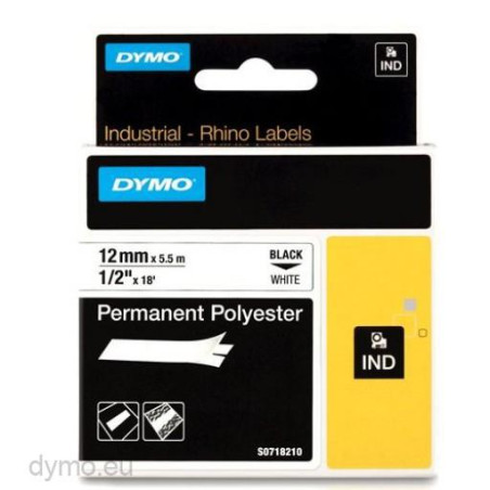 18483 DYMO RHINO CINTA DE ETIQUETAS INDUSTRIAL ADHESIVA ID1-12