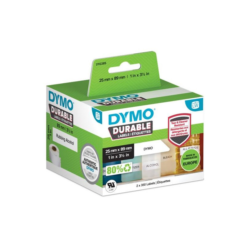 2112288 DYMO CINTA ADHESIVA DURABLE LABELWRITER LABELS 59MMX190MM