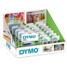 2168570 DYMO DISPLAY OMEGA  ( 5 MAQUINAS OMEGA + 8 BLISTER DE 3 COLORES ROJO