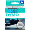 S0720710 DYMO CINTA DE TRANSFERENCIA TERMICA D1 40916. NEGRO SOBRE AZUL DE 9MMX7M. POLIESTER AUTOADHESIVA