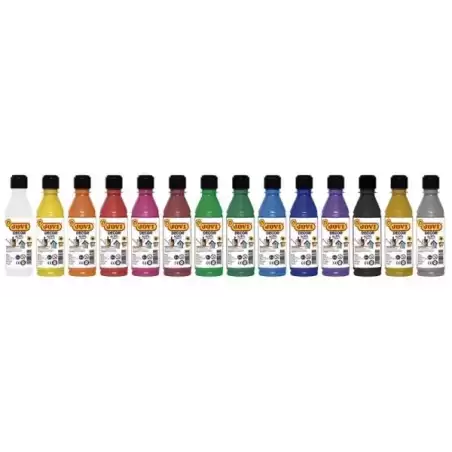 68030 JOVI PINTURA PLÁSTICA JOVIDECOR ACRYL BOTELLA DE 250ML NEGRO