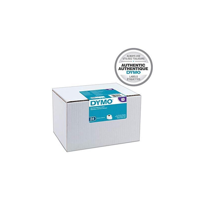 S0722360 DYMO CINTA DE ETIQUETAS DE ENVÍO BLANCO DE 28X89MM (24 ROLLOS) PARA ROTULADORA LABELWRITER