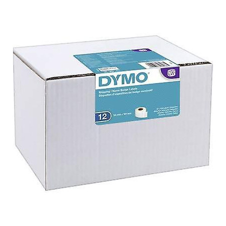 S0722420 DYMO CINTA DE ETIQUETAS DE ENVÍO BLANCO DE 54X101MM (12 ROLLOS) PARA ROTULADORA LABELWRITER