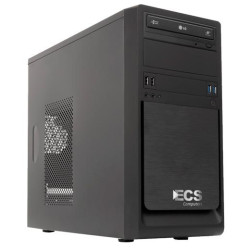 332B40A00023023 ECS ORDENADOR DE SOBREMESA UK6023 INTEL I3-10100 H10M-K 8GB RAM  500GB SSD DVDRW WINDOWS 11 3 AÑOS DE GARANTÍA