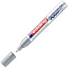 750-54 EDDING MARCADOR PERMANENTE 750 TINTA OPACA BRILLANTE PLATA