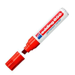 800-2 EDDING MARCADOR PERMANENTE 800 ROJO