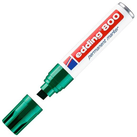 800-4 EDDING MARCADOR PERMANENTE 800 VERDE