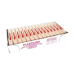 7101 JOVI PLASTILINA SCHOOL PASTILLA 150GR BLANCO CAJA 15 UD
