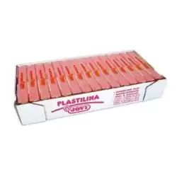 7107 JOVI PLASTILINA SCHOOL PASTILLA 150GR ROSA CAJA 15 UD
