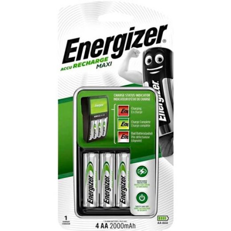 962473 ENERGIZER CARGADOR DE PILAS AAA/AA (4 PILAS RECARGABLES 4AA INCLUIDAS)