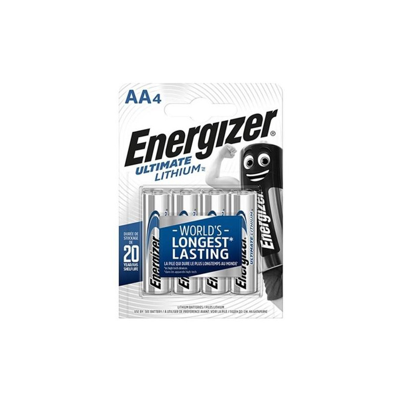 ENEULTLR6B4 ENERGIZER ULTIMATE LITHIUM PILA LITIO AA L91 FR06 1