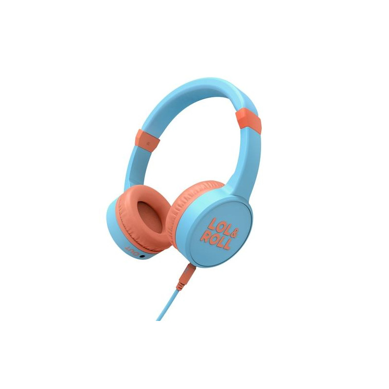 451166 ENERGY HEADPHONES LOL&ROLL POP KIDS BLUE