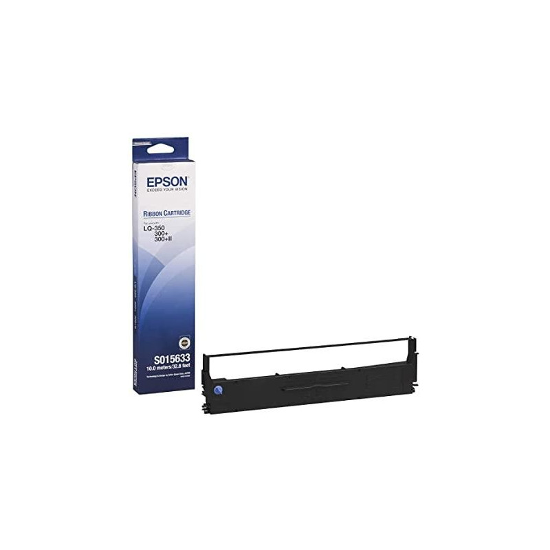 C13S015633 EPSON CINTA NEGRO NYLON LQ-300/300C/300+II/ 350/500/550/570/570+/580/800/850/870  - SUSTITUYE A LA C13S015021