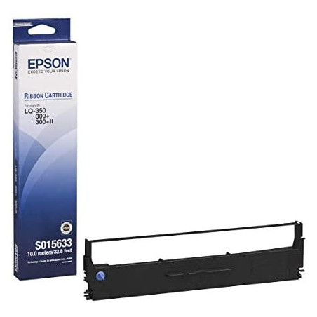 C13S015633 EPSON CINTA NEGRO NYLON LQ-300/300C/300+II/ 350/500/550/570/570+/580/800/850/870  - SUSTITUYE A LA C13S015021