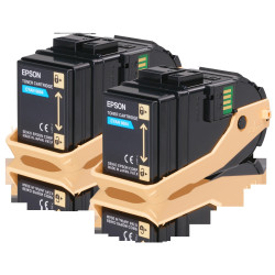 C13S050608 EPSON ACULASER C9300 TONER CIAN (PACK 2)