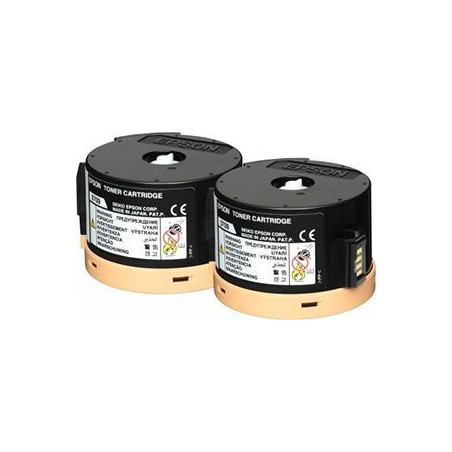 C13S050710 EPSON ACULASER AL-M200DN/M200DW TONER NEGRO (PACK 2)