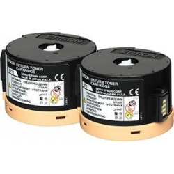 C13S050711 EPSON ACULASER AL-M200DN/M200DW TONER NEGRO RETORNABLE (PACK 2)