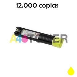 Toner DELL 5130 amarillo compatible al toner Dell 593-10924