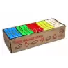 72B JOVI PLASTILINA PASTILLA 350GR 5 COLORES BÁSICOS SURTIDOS CAJA EXPOSITORA 15 UD