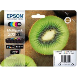 C13T02G74010 EPSON MULTIPACK 5-COLOURS 202XL CLARIA PREMIUM INK KIWI