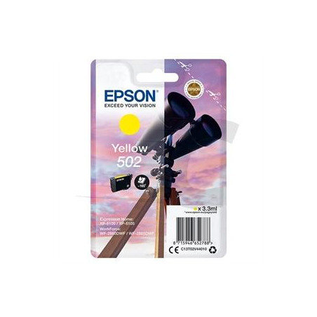 C13T02V44010 EPSON SINGLEPACK YELLOW 502 INK (XP-5100