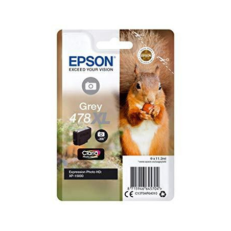 C13T04F64010 EPSON TINTA GRIS CLARIA PHOTO HD XP-15000 - 478XL