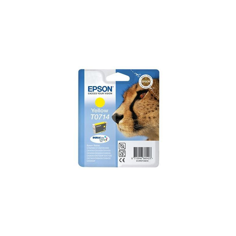 C13T07144012 EPSON TINTA AMARILLO STYLUS D-78/92/120/DX-4000/5000/6000/7000F