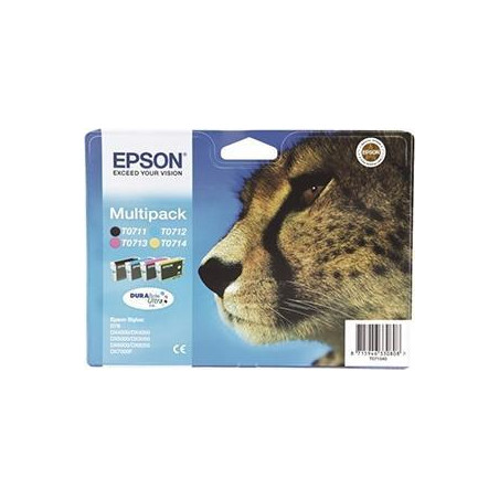 C13T07154012 EPSON BK / C / M / Y STYLUS D-78/92/120 DX-4000/5000/6000/7000F (T0711+T0712+T0713+T0714)